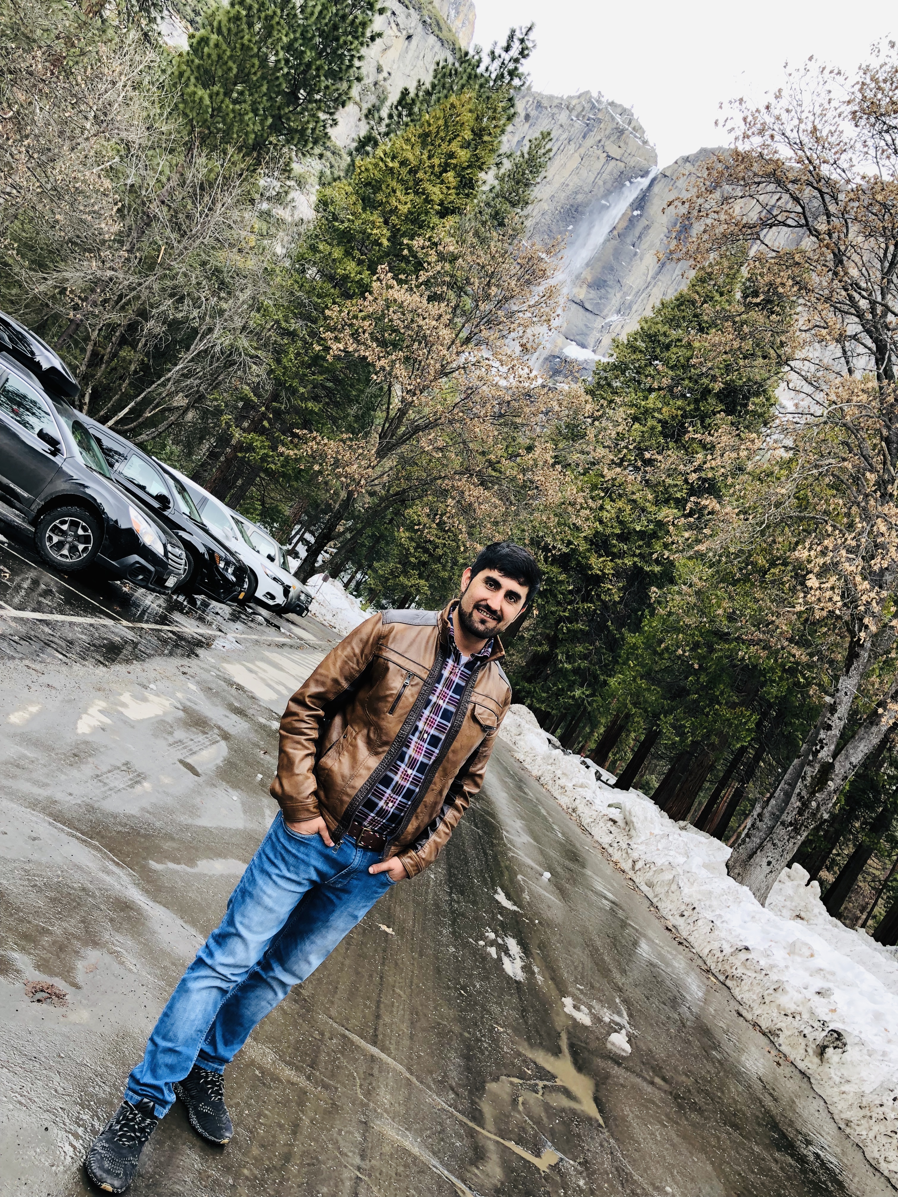 author in Yosemite park